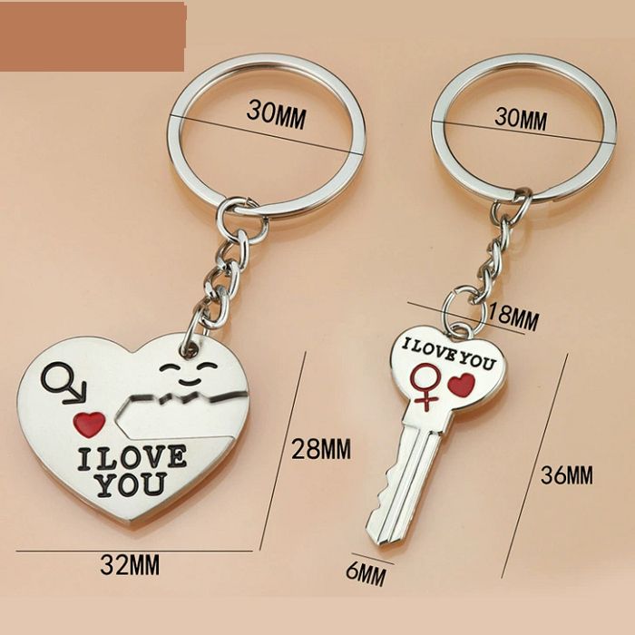 Luxury Couple Key Chain Car Keyholder Set Gift Idea