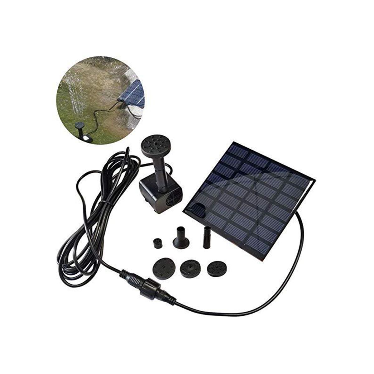 Solar Hydroponics Submersible Pump Multifunctional with 7