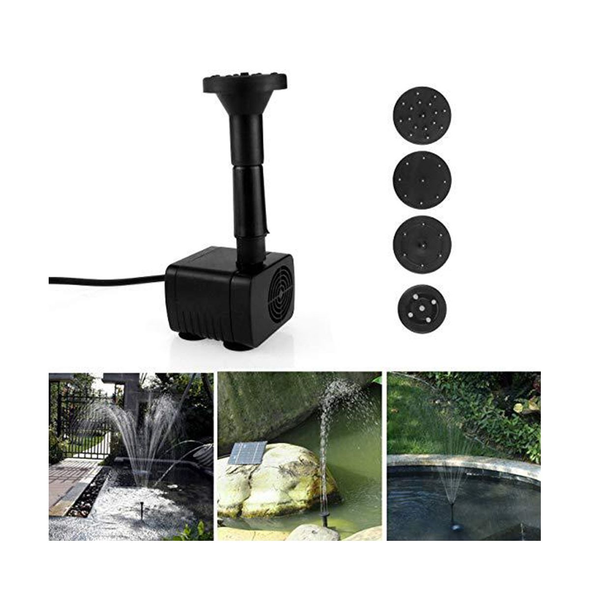 Solar Hydroponics Submersible Pump Multifunctional with 7