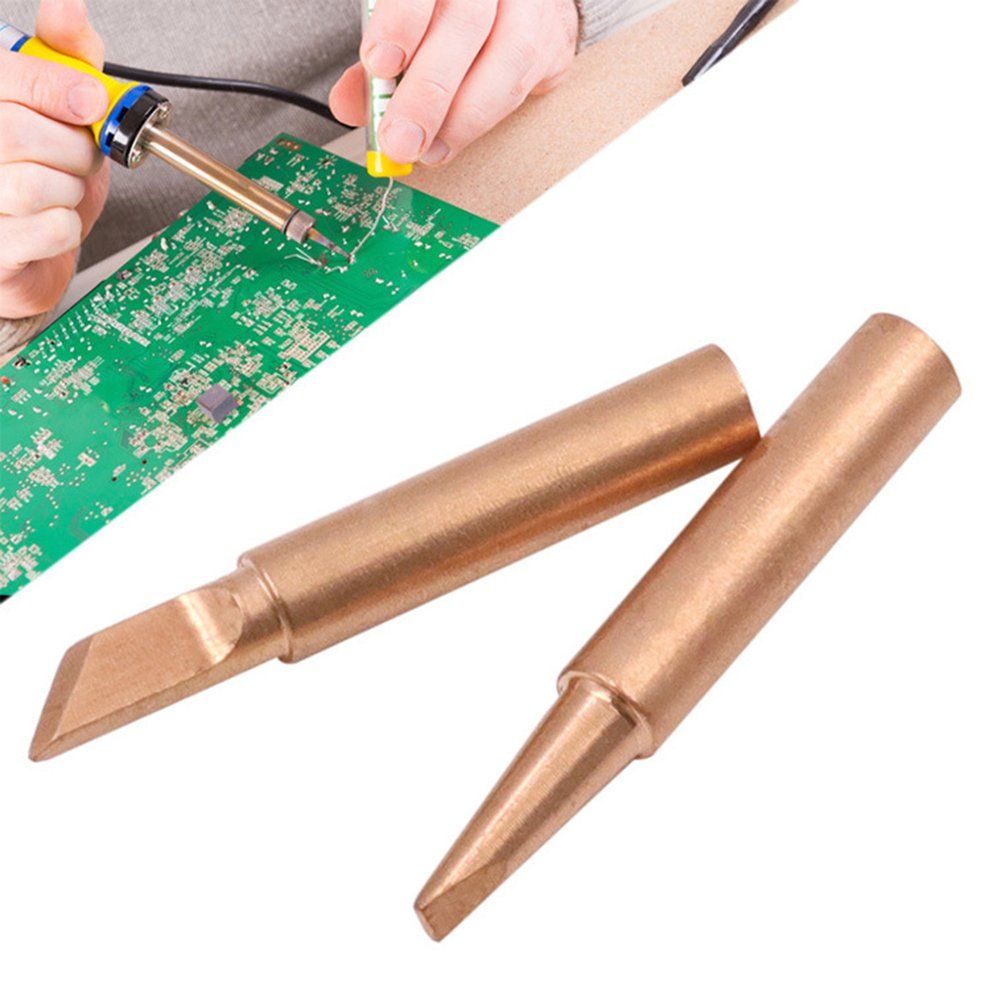 5p S/set   Iron Tips Pure  O Er 900M-T Tip Lead-free Solder Tips-copper Color