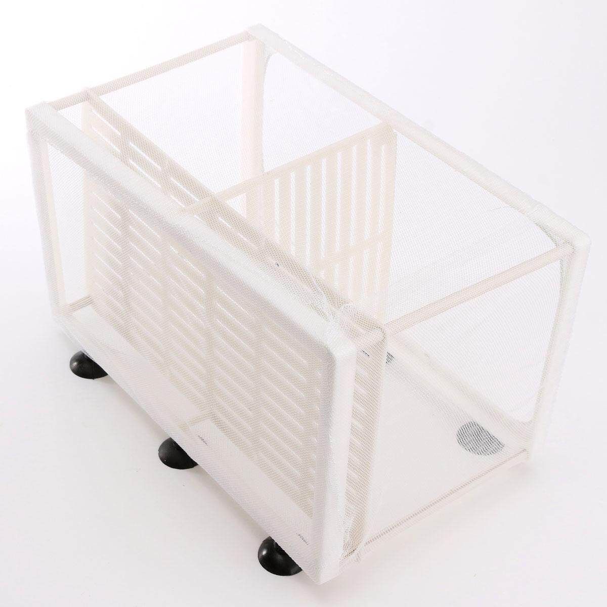 Aquarium Fish Tank Guppy Breeding Breeder Baby Fry Newborn Net Trap Box Hatchery#Size L Apricot