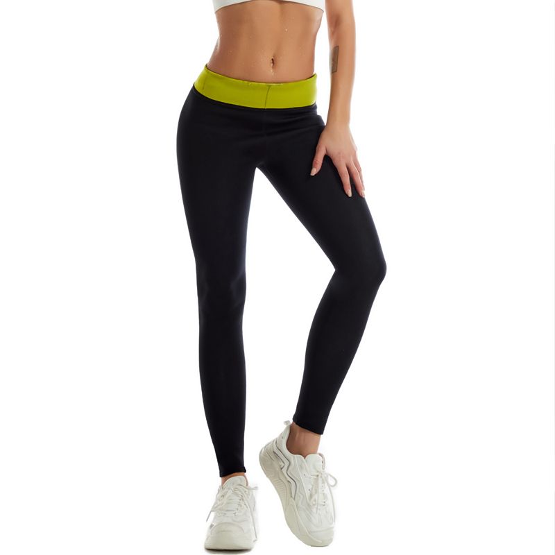 Womens Upgrade Slimming Pants Neoprene Sweat Sauna Body Shapers Fitness Stretch Control  Burne Waist Trainer Leggings
