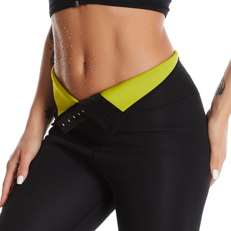 Womens Upgrade Slimming Pants Neoprene Sweat Sauna Body Shapers Fitness Stretch Control  Burne Waist Trainer Leggings