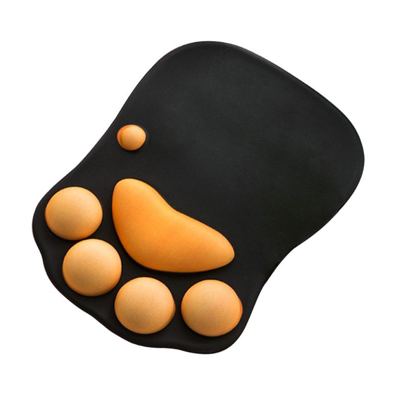 3D Mouse Pad Soft Silicone Cushions Anime Cute Cat Paw