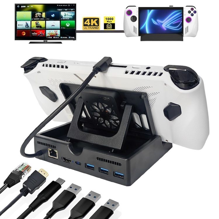 For ASUS ROG ALLY Docking Station 6 -in-1 Verison