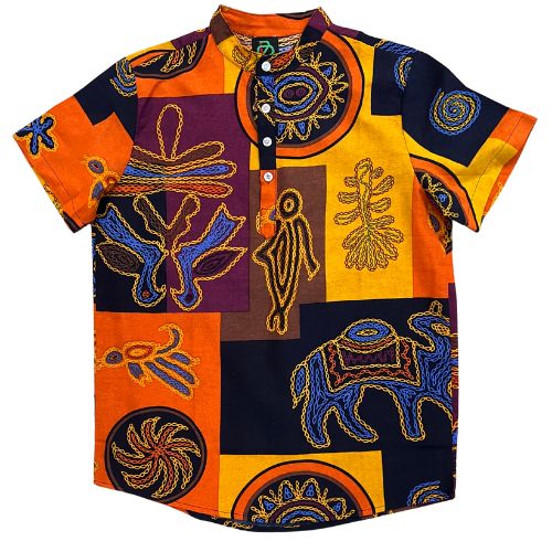 Men Fashion Plaid Printed Colourful Shirts
