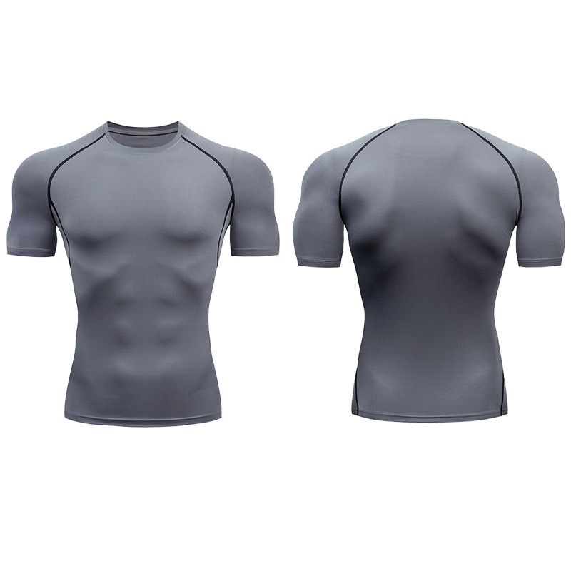 Men's Compression T-Shirt/ Breathable Stretchy Short Sleeve