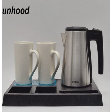 Dunhood Electric Kettle Tray Set -  0.6l - 2200W - Silver