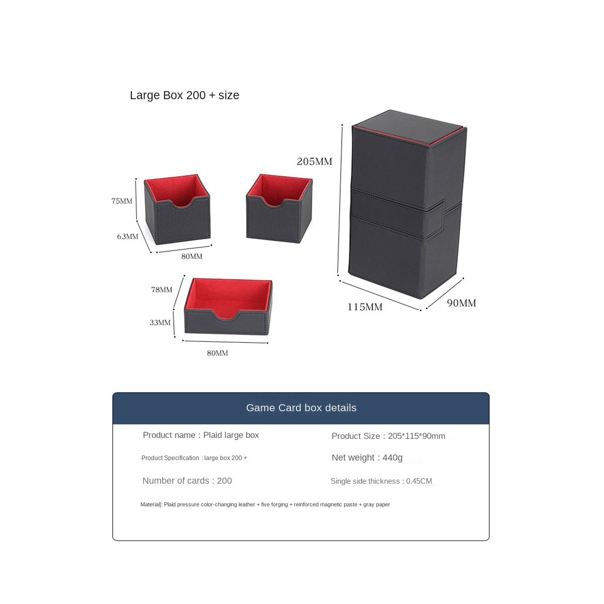 Multifunction Case Container Card Box Card Protector Card