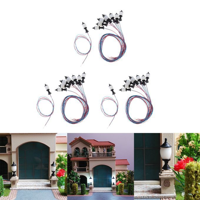 Set Of 30 1100 Miniature Garden Street Lights Lamps Sand Table