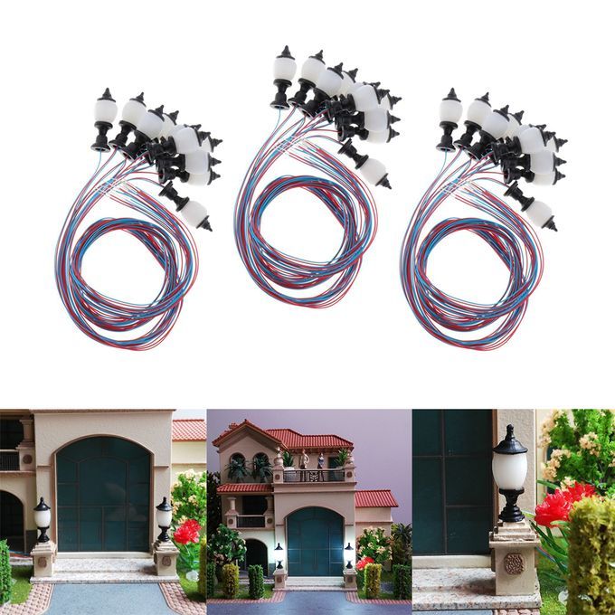 Set Of 30 1100 Miniature Garden Street Lights Lamps Sand Table
