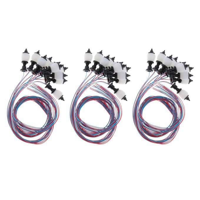 Set Of 30 1100 Miniature Garden Street Lights Lamps Sand Table
