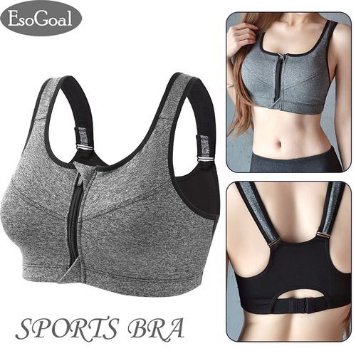 Push Up Bra Sexy Bra Women Convenient Front Zipper Sports Closure Bra