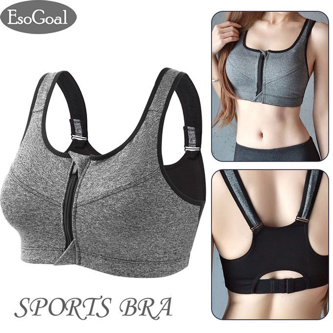Push Up Bra Sexy Bra Women Convenient Front Zipper Sports Closure Bra
