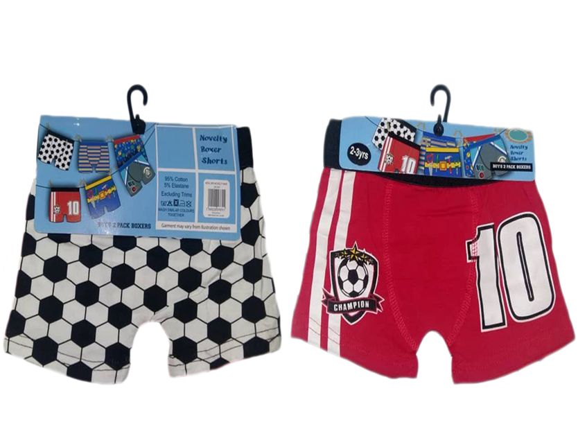 Boys Kids Boxers Underpants Football Underwear Pants