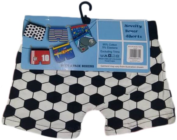 Boys Kids Boxers Underpants Football Underwear Pants