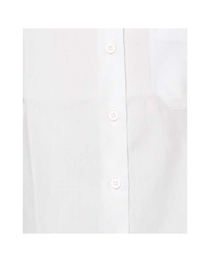 Boy's Plain Long Sleeve Shirt - White