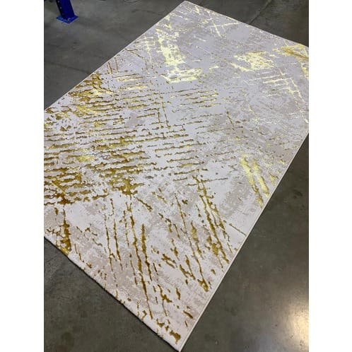 4 By 6ft Retro Pattern Multicolour Center Rug