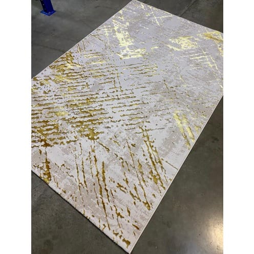 4 By 6ft Retro Pattern Multicolour Center Rug