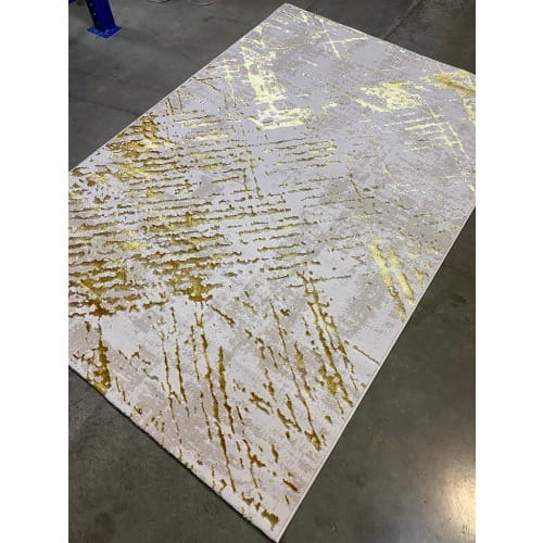 4 By 6ft Retro Pattern Multicolour Center Rug