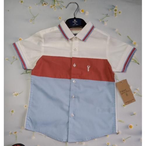 Boy's Quality 100% Cotton Short Sleeve Shirt ( Sizes Runs Small, Order 2 Sizes Up)