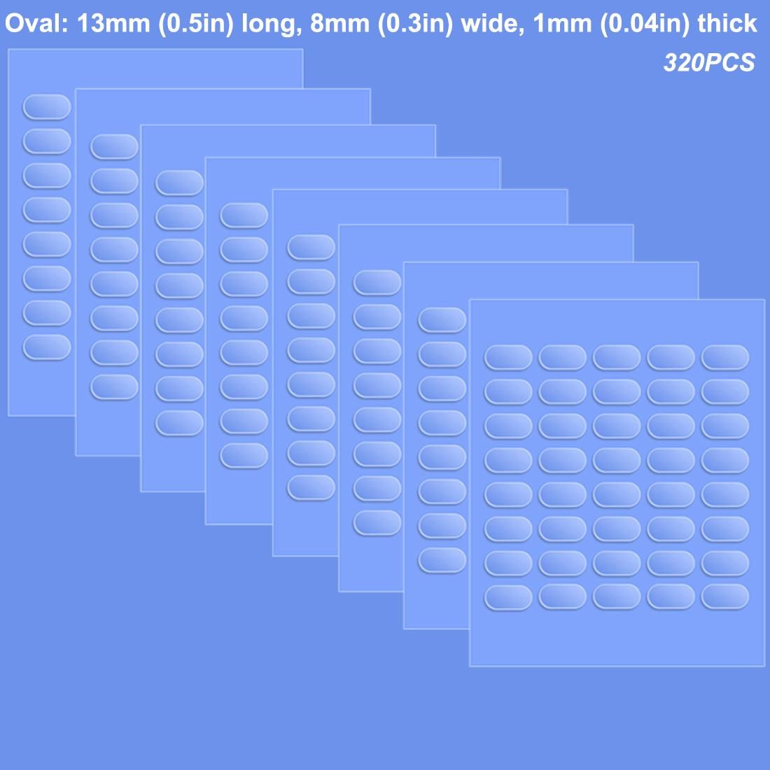 Nano Double-Sided Adhesive Pads Pre-cut Mounting Tape Transparent Removable