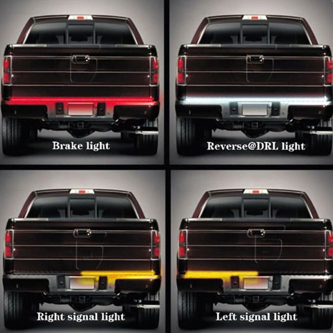 60/48Inch Flexible LED Truck Tailgate Light Strip DRL-Black