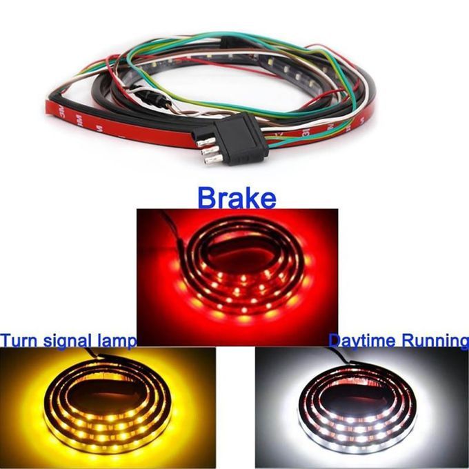 60/48Inch Flexible LED Truck Tailgate Light Strip DRL-Black