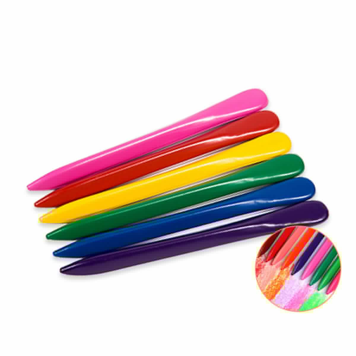 36 Colors Triangular Crayons Safe Non-Toxic Triangular For