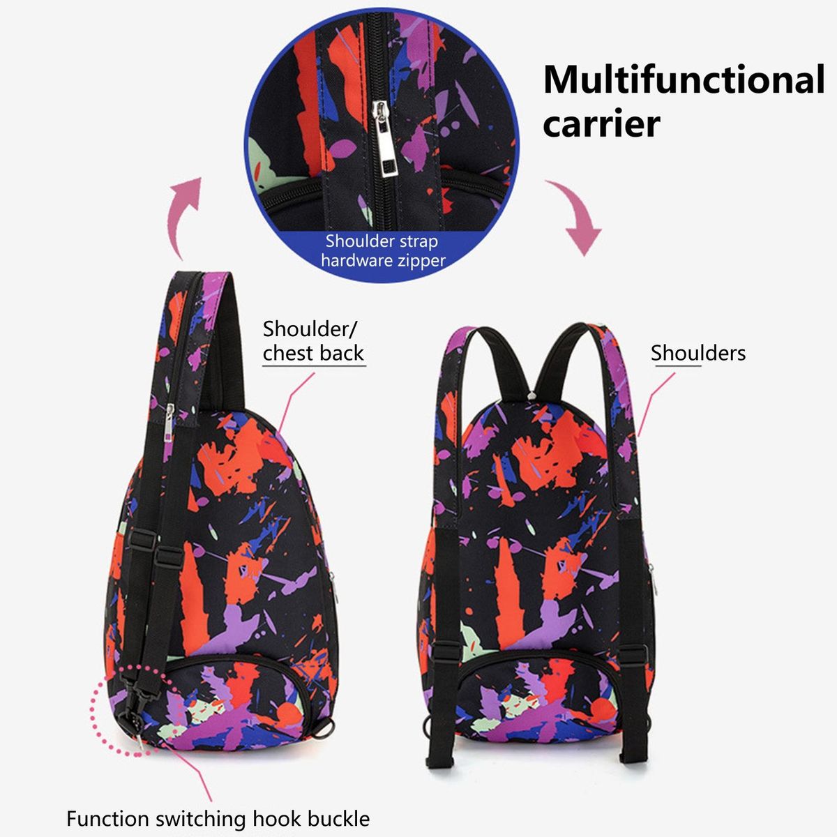 Badminton Racquet Bag Badminton Racquet Tennis Bag Purple