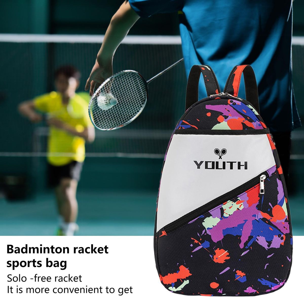 Badminton Racquet Bag Badminton Racquet Tennis Bag Purple