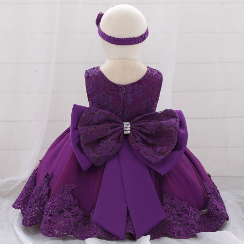 Baby Girl's First Birthday Or Full Moon Party Dress (0-24M)