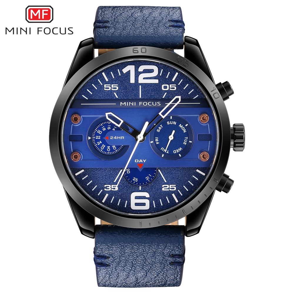 Top Luxury Brand Watch Famous Fashion Sports Cool Men Quartz Watches Waterproof Wristwatch For Male Blue