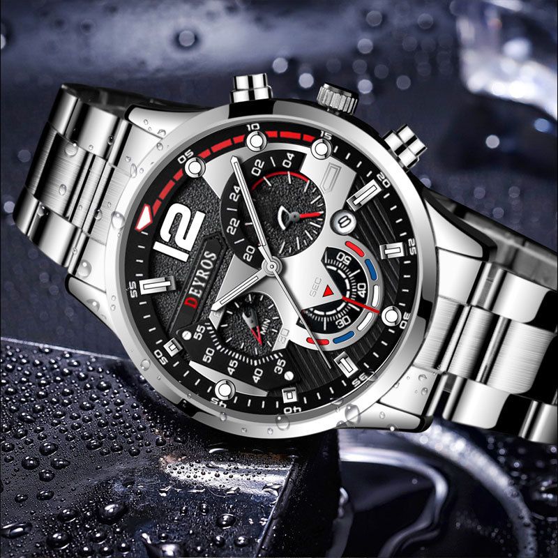 Men Calendar Quartz  Luminous Digital Watch