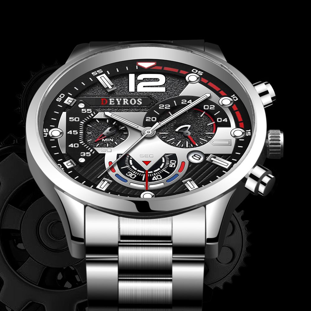Men Calendar Quartz  Luminous Digital Watch