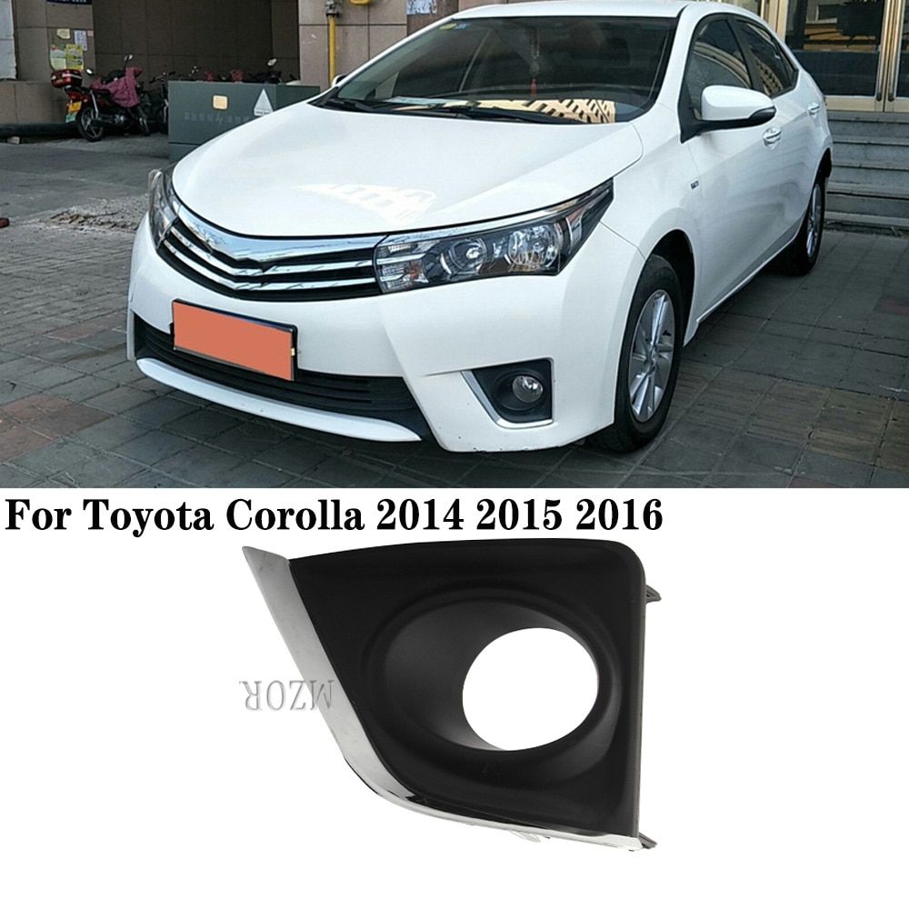 Front Fog Lights For Toyota Corolla 2014 2015 2016 Fog Lamps Foglights Halogen Bulbs Switch Wires