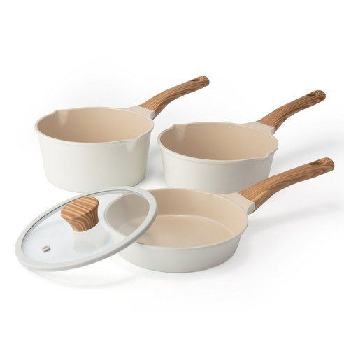 Oku Nature Ceramic Cookware Set Of 4