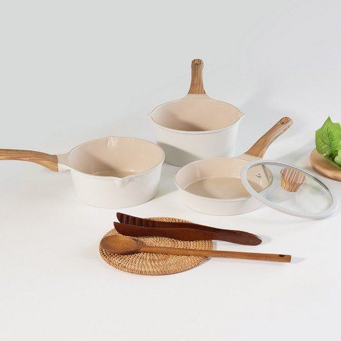 Oku Nature Ceramic Cookware Set Of 4