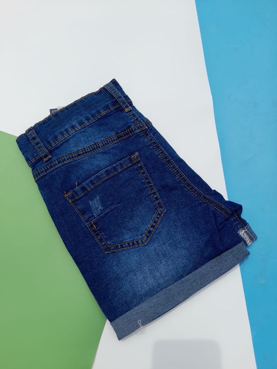 Girls Denim Jean Short Knicker
