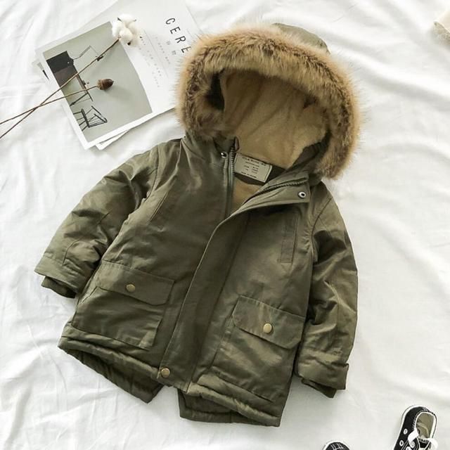 Children's Cardigan Plush Coat Children's Clothing Jacket