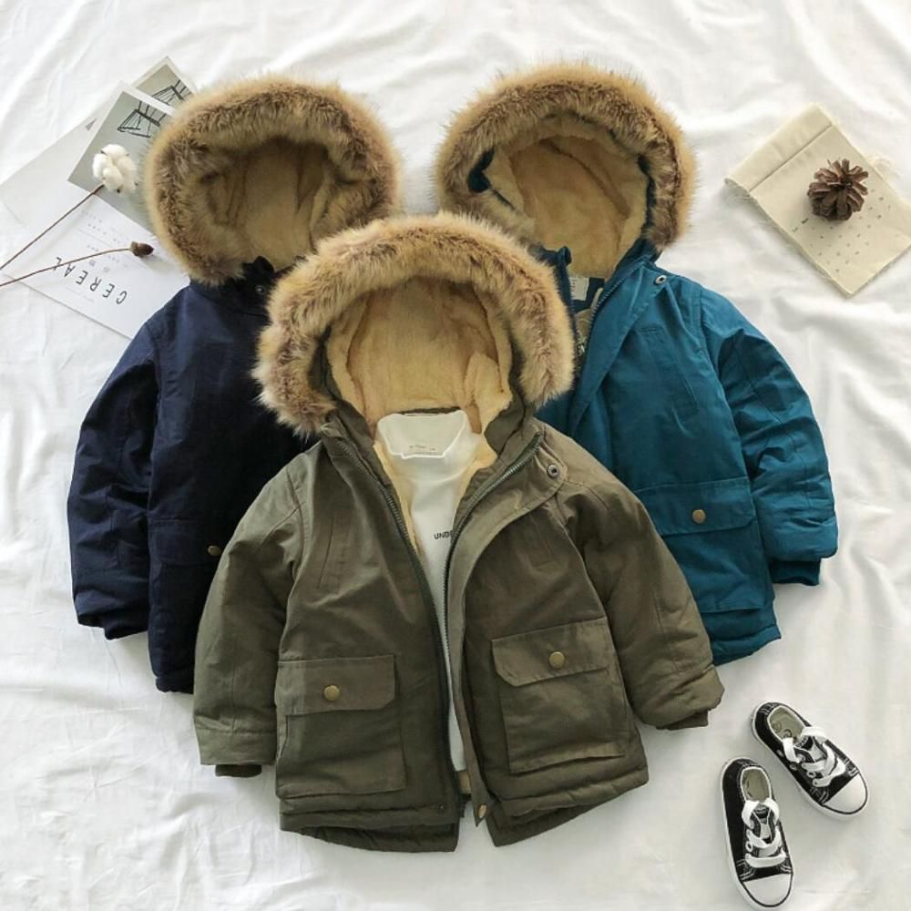 Children's Cardigan Plush Coat Children's Clothing Jacket