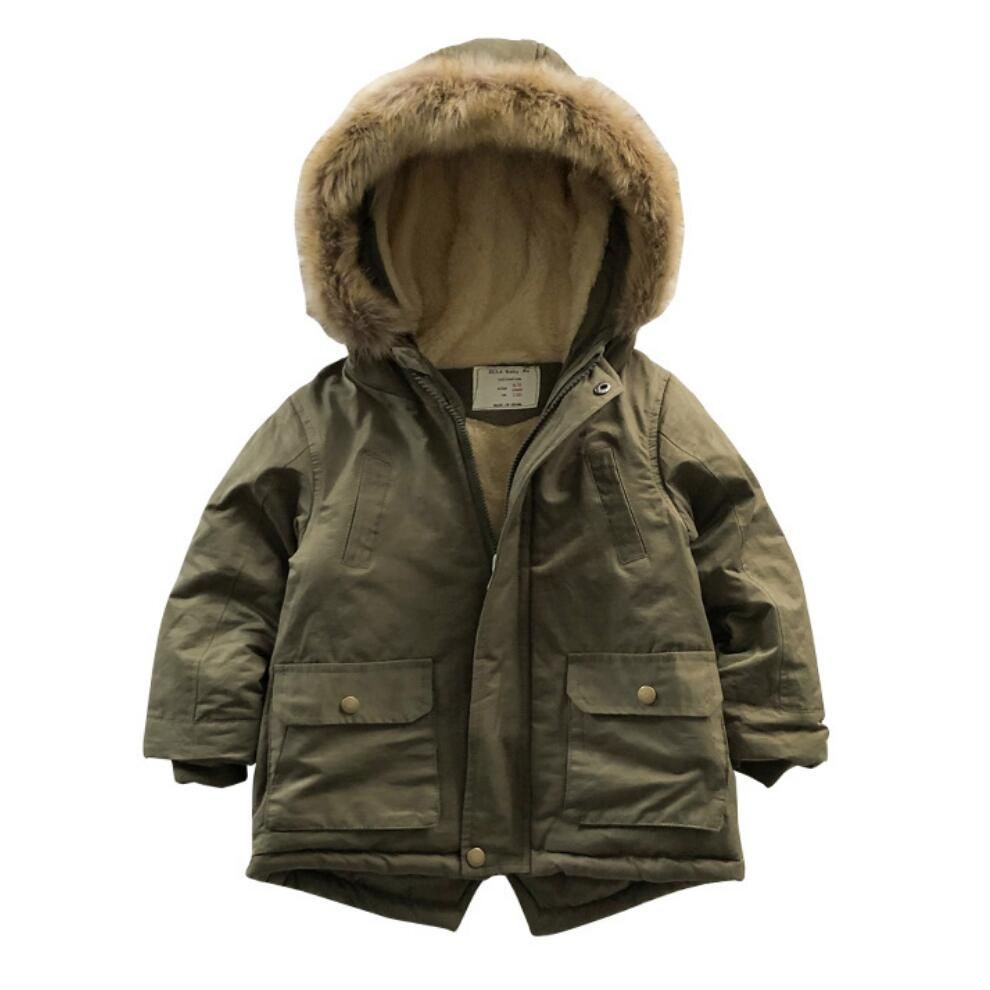 Children's Cardigan Plush Coat Children's Clothing Jacket