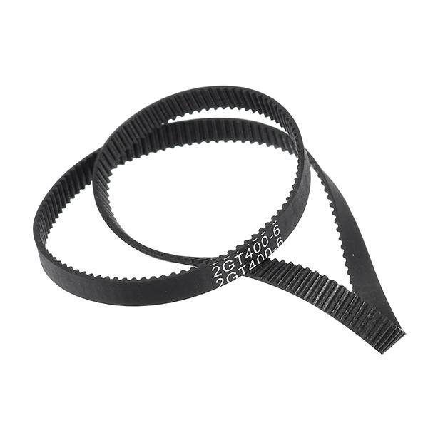 GT2 6mm Closed Loop Timing Belt 2GT-6 400mm Rubber Synchronous Belt 400mm