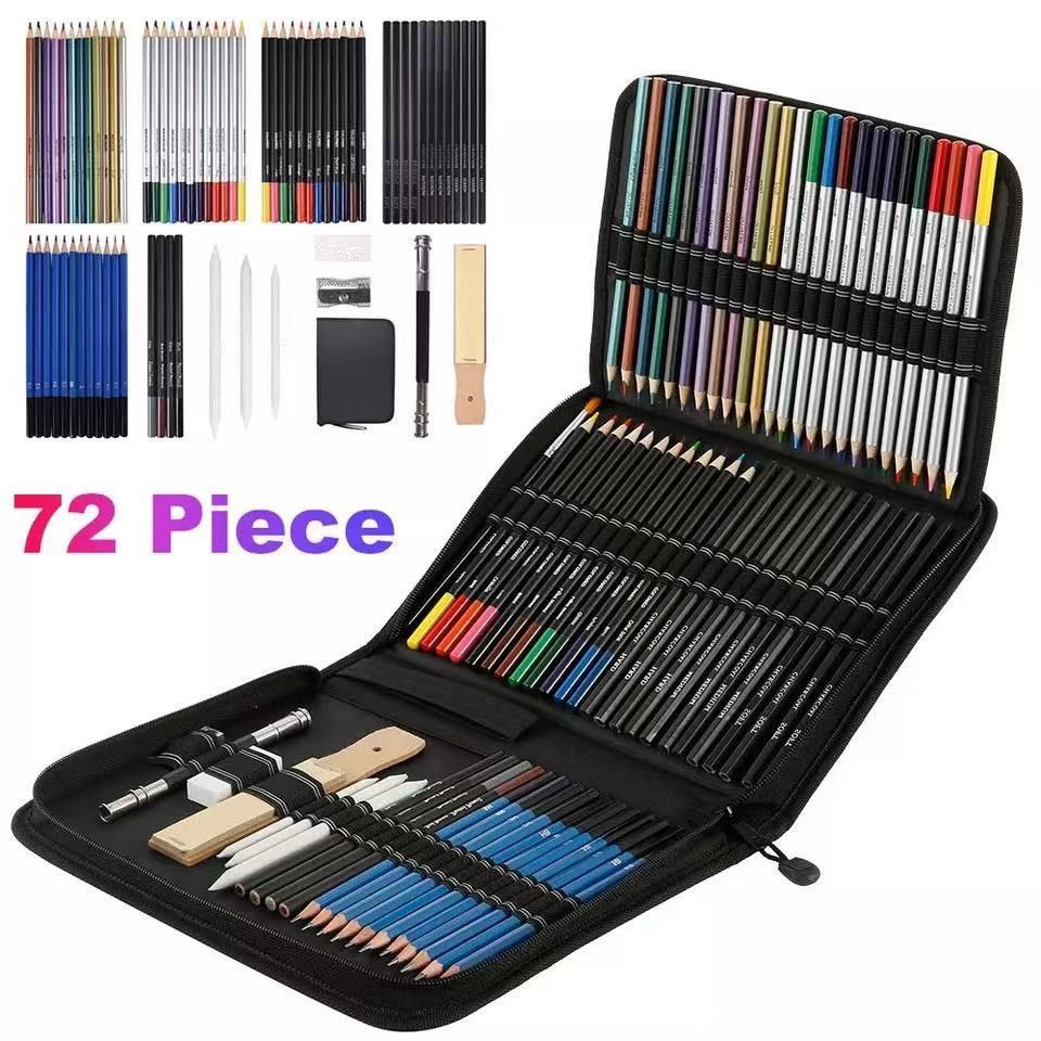 72 Pieces Sketch Color Leads Painting Set New Arrival 72PCS