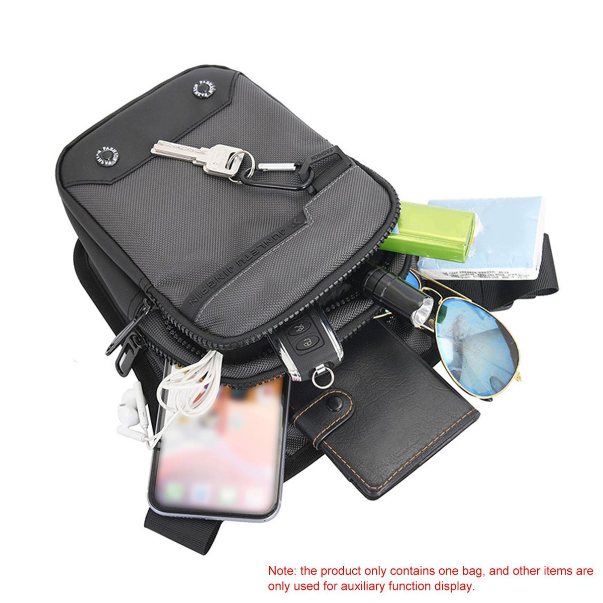 Motorcycle Leg Bag Oxford Cloth Waist Bag for Men Women Thigh Bag Splash-proof Drop Leg Bag Shoulder Bag for Outdoor Riding Bike Cycling