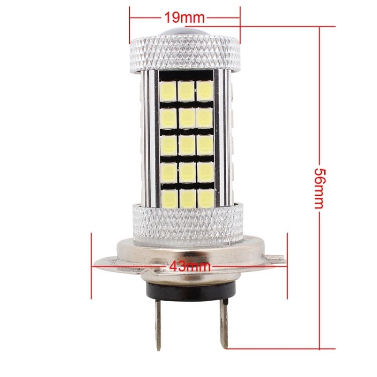 2 PCS H7 2835 SMD 66 LED Car Fog Light, DC12V