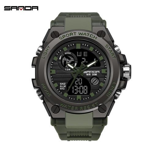 Men Sport LED Digital Watch Waterproof  Relogio Masculino 739
