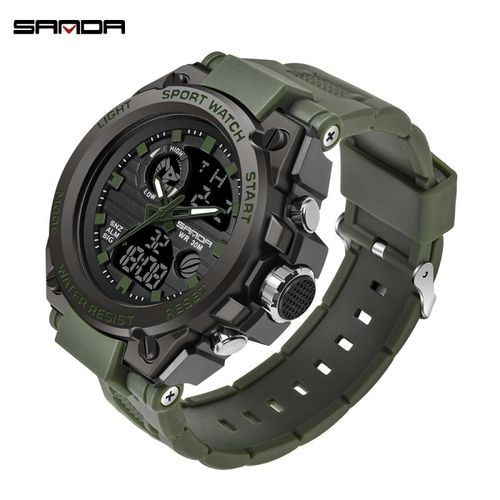 Men Sport LED Digital Watch Waterproof  Relogio Masculino 739