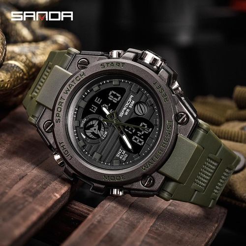 Men Sport LED Digital Watch Waterproof  Relogio Masculino 739