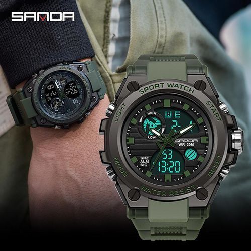 Men Sport LED Digital Watch Waterproof  Relogio Masculino 739